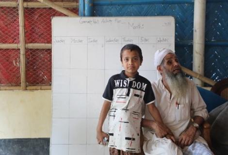 Abul and his son.